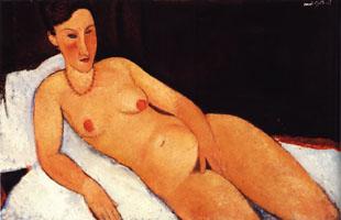 Amedeo Modigliani Nude with Coral Necklace Germany oil painting art